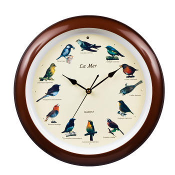 Часы с птичкой 33х12х16 см