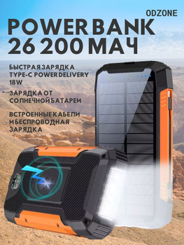 Повербанк (powerbank) (Power Bank) повербанк_солнечный - купить по выгодным  ценам в интернет-магазине OZON (992925338)