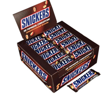 Шоколадный Батончик Snickers 50 – купить на OZON по низкой цене