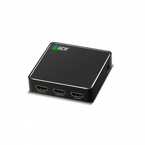 Разветвитель HDMI на 2 выхода HDMI 2.0 splitter GCR 4K 60Hz 1080p 120Hz ...