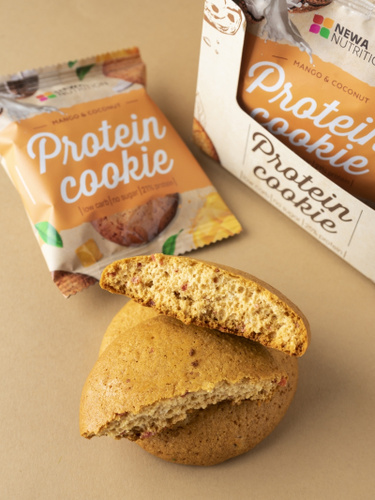 Протеиновое печенье без сахара - Манго-Кокос, 10 шт / Спортивное ...