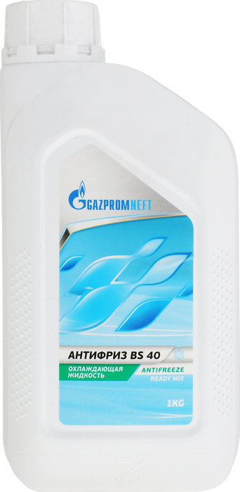 Антифриз Gazpromneft ГАЗПРОМНЕФТЬ АНТИФРИЗ 40 (BS), 1 л, Готовый ...