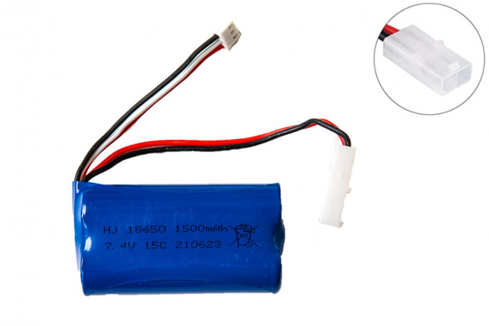 Аккумулятор LI-ION 18650 1500MAH 7.4V разъем TAMIYA - купить с ...