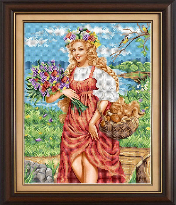 Вышивка бисером Набор На мостике жарким летом - купить с доставкой по ...