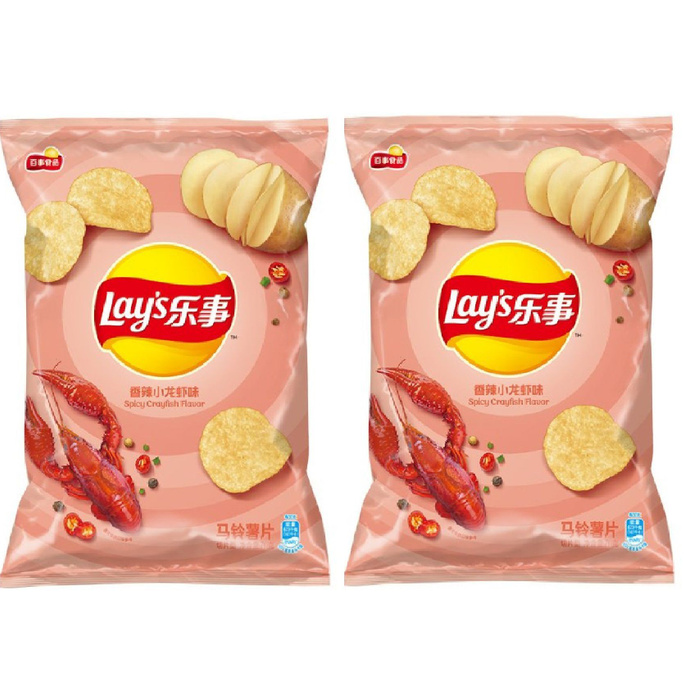 Чипсы Lay's Spicy Crayfish Острый лобстер 2 уп по 70г - купить с ...