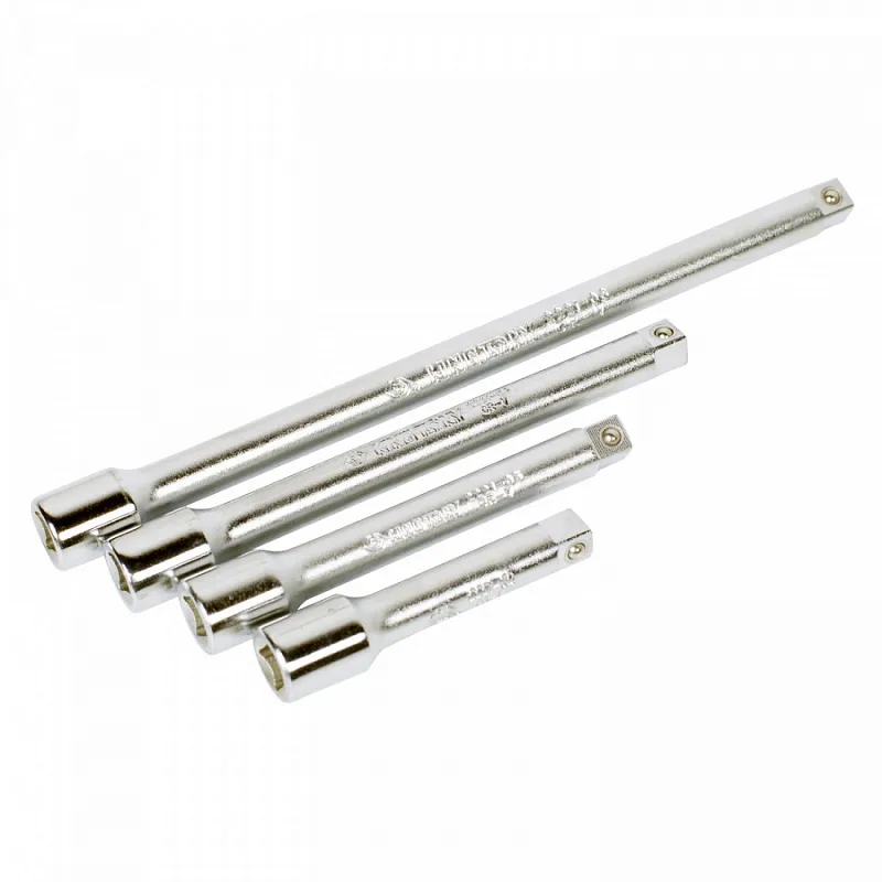 Набор удлинителей 1/4", 55, 75, 100, 150 мм, 4 предмета KING TONY 2104PR, вариант