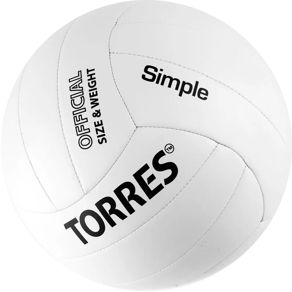 Мяч волейбольный TORRES Simple V32105, размер 5, вариант, фото 5