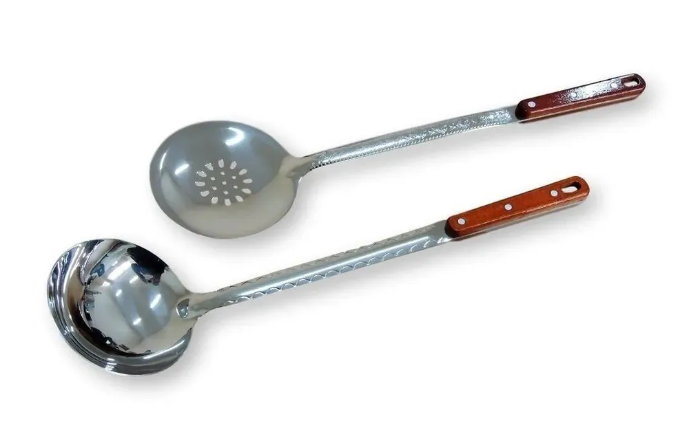 Комплект шумовка и половник для казана. #3