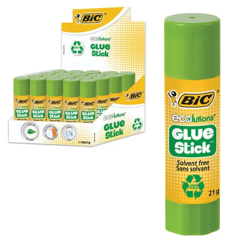 Клей-карандаш BIC "ECOlutions ", 21 г, 21 г