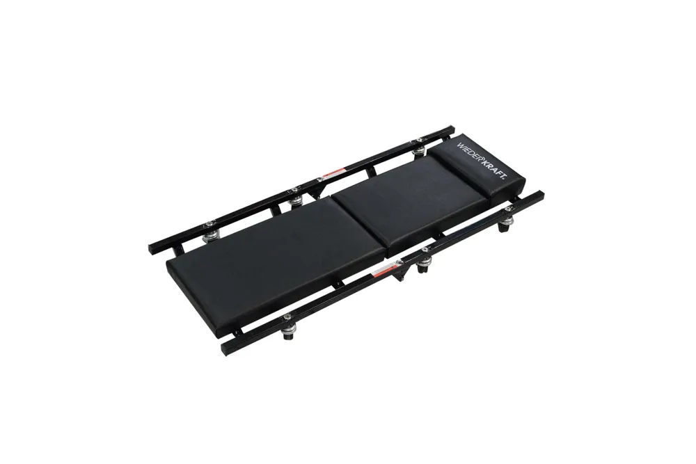 Ремонтный подкатной лежак на шести колесах WIEDERKRAFT складной WDK-86044, вариант, фото 4
