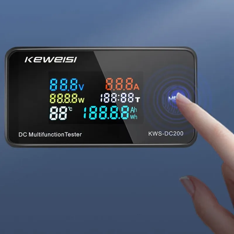 Q0(Q D C KEWEISI DC 0-200V Вольтметр Амперметр KWS Мощность Счетчик энергии Светодиодный цифровой ваттметр постоянного тока Электрический, вариант, фото 4