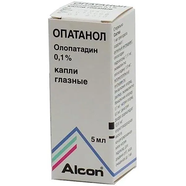 Опатанол капли глазные 0,1% 5мл, 5 мл