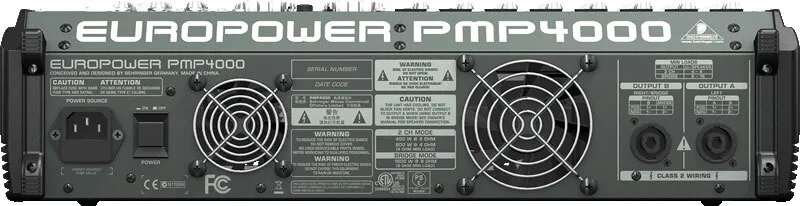 Микшер усилитель Behringer PMP4000, вариант, фото 2