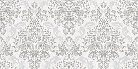 Afina Damask Декор серый 08-03-06-456 20х40, 20x40