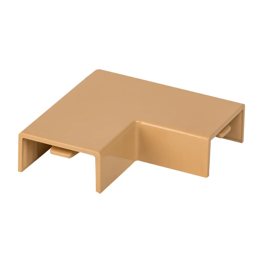 Поворот 90 гр. (25х16) (4 шт) светлое дерево EKF-Plast - 1 упак., 20x10, 90 г, фото 3