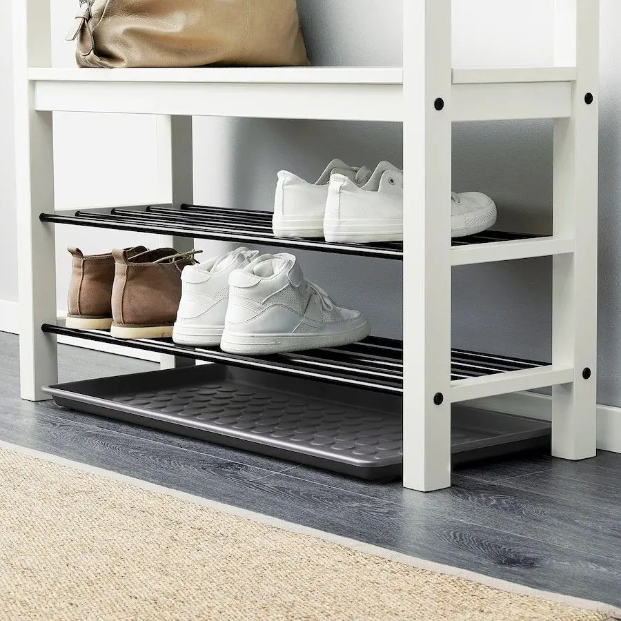 Коврик д/обуви, д/дома/улицы/серый, 71x35 см. IKEA BAGGMUCK. Икеа баггмукк., 71x35 см, фото 2