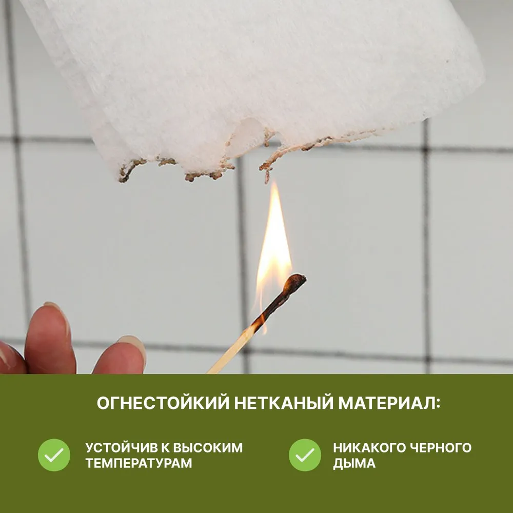 Впитывающая бумага для зажиты вытяжки от жира и пятен из жиропоглощающей мембраны, 5м х 46см, Zurkibet, 5 м, фото 3