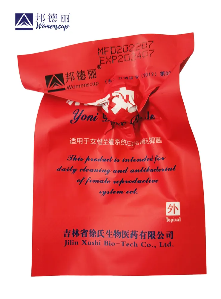Фитотампоны традиционные китайские "Yoni Detox Pearls" Womenscup, коробка 6 шт. Фито тампоны женские травяные, 6 шт, фото 2
