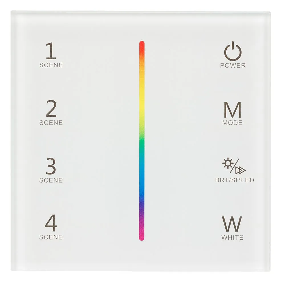Панель Sens SMART-P22-RGBW White 12-24V 4x3A 24G Arlight IP20 Пластик 5 лет, 24 г, фото 2