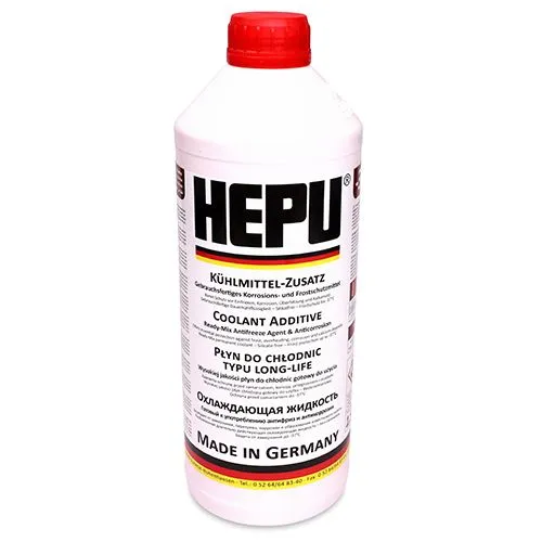 HEPU Антифриз Coolant G12 концентрат красный 1,5 л P999G12, 1,5 л, фото 5