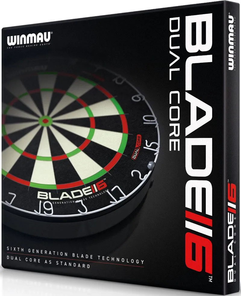 Мишень WINMAU BLADE 6 DUAL CORE для игры в Дартс (Профессиональный уровень) Двухслойная., вариант, фото 2