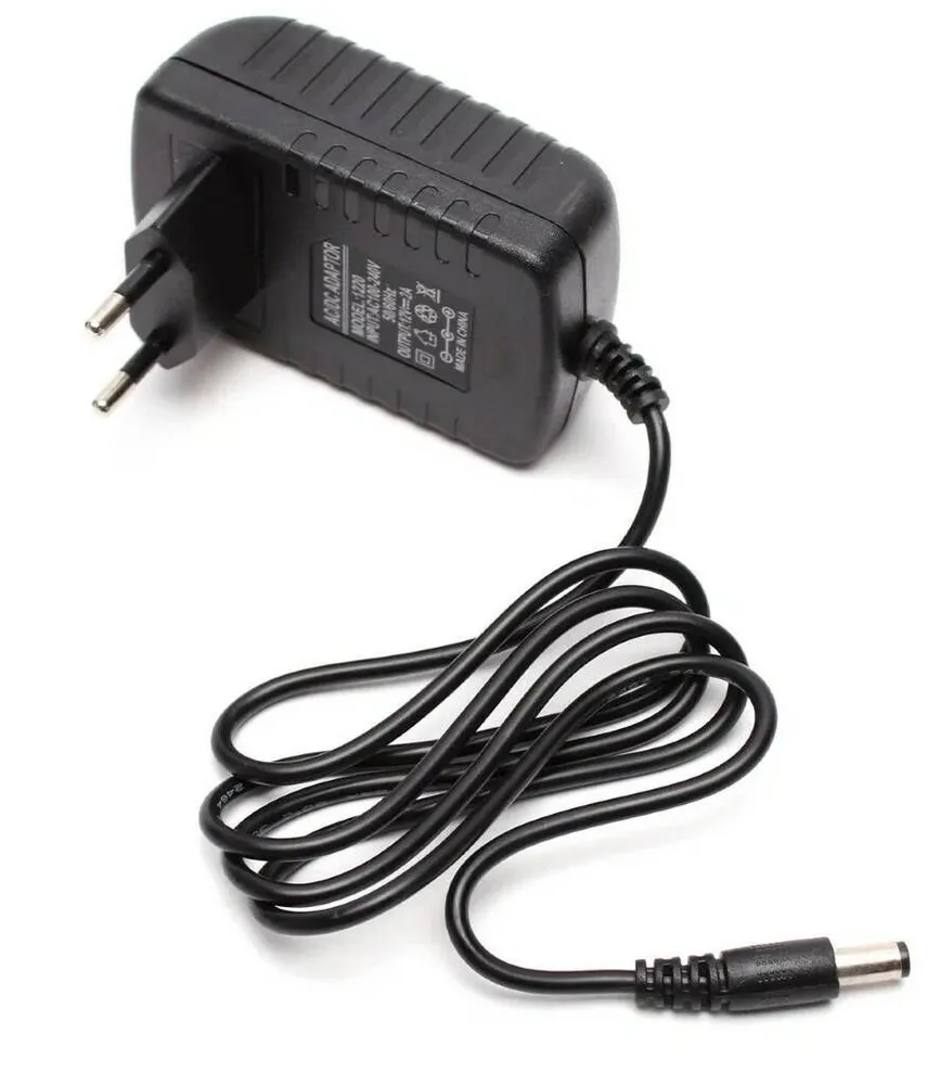 Блок питания для цифровых приставок и ресиверов Триколор ТВ и НТВ-Плюс 12V/2A DC (5.5x2.5), 5.5x2.5, фото 2