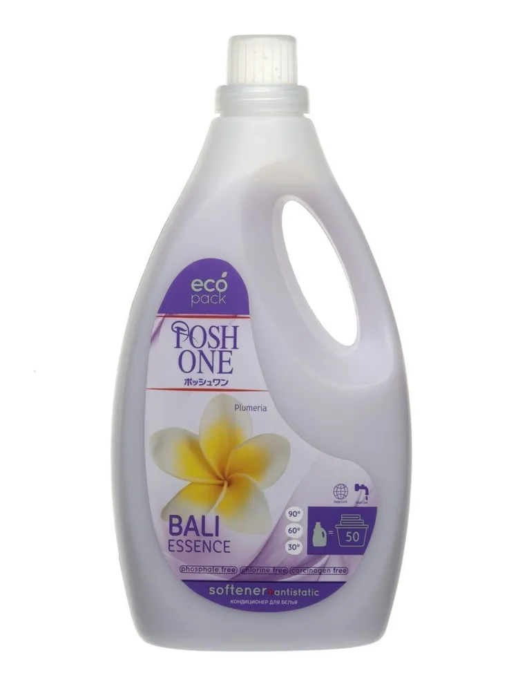 Кондиционер ополаскиватель для стирки белья POSH ONE "Bali Essence", концентрат,2 л, 2 л, фото 2