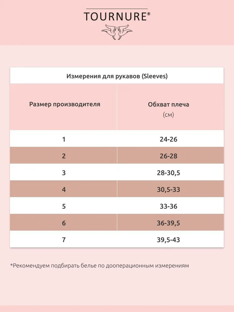 Tournure Рукава послеоперационные компрессионные LS-430, вариант, фото 5