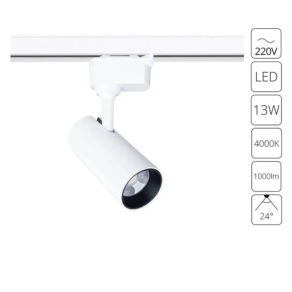 Arte Lamp Трековый светильник REGULUS A4568PL-1WH / LED / белый, белый