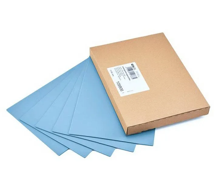 Резина для лазерной гравировки, Голубая "COLOP "; А4 - 210 х 297 мм.; толщина 2,3 мм; 1 лист.,, 210x297 мм
