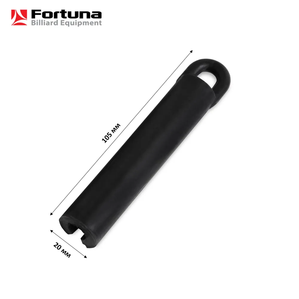 Держатель для кия, Fortuna, 195 мм, резиновый, черный, 1 шт., 105 мм, фото 2