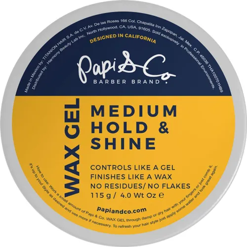 PAPI&amp;Co WAX GEL Гель-воск для укладки волос для мужчин, 100 мл