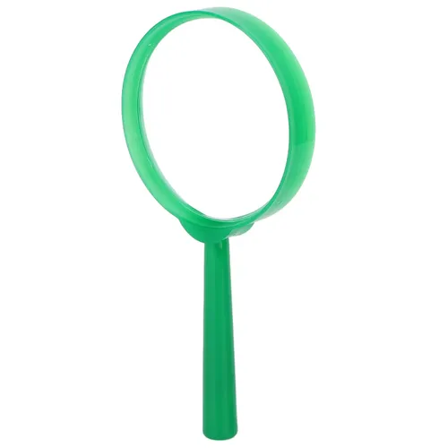 Увеличительное стекло с пластиковой ручкой, портативная лупа для чтения, для студентов и детей, зеле