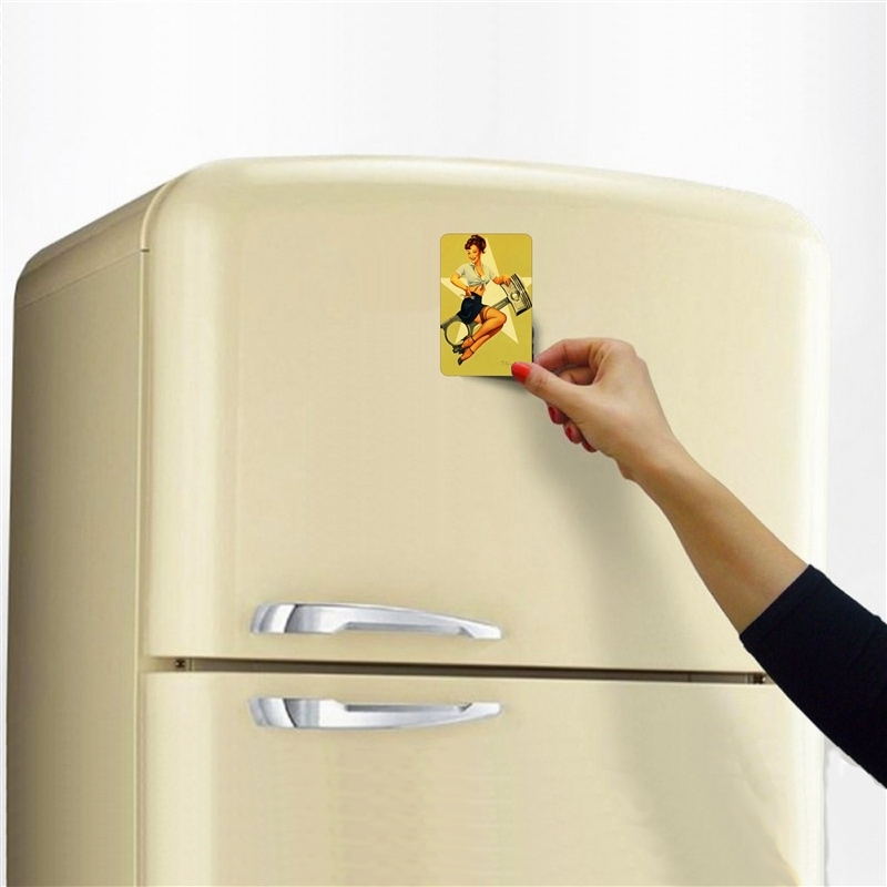 Магнит на холодильник "Американский классический Пинап" 86x54мм 21958 ...