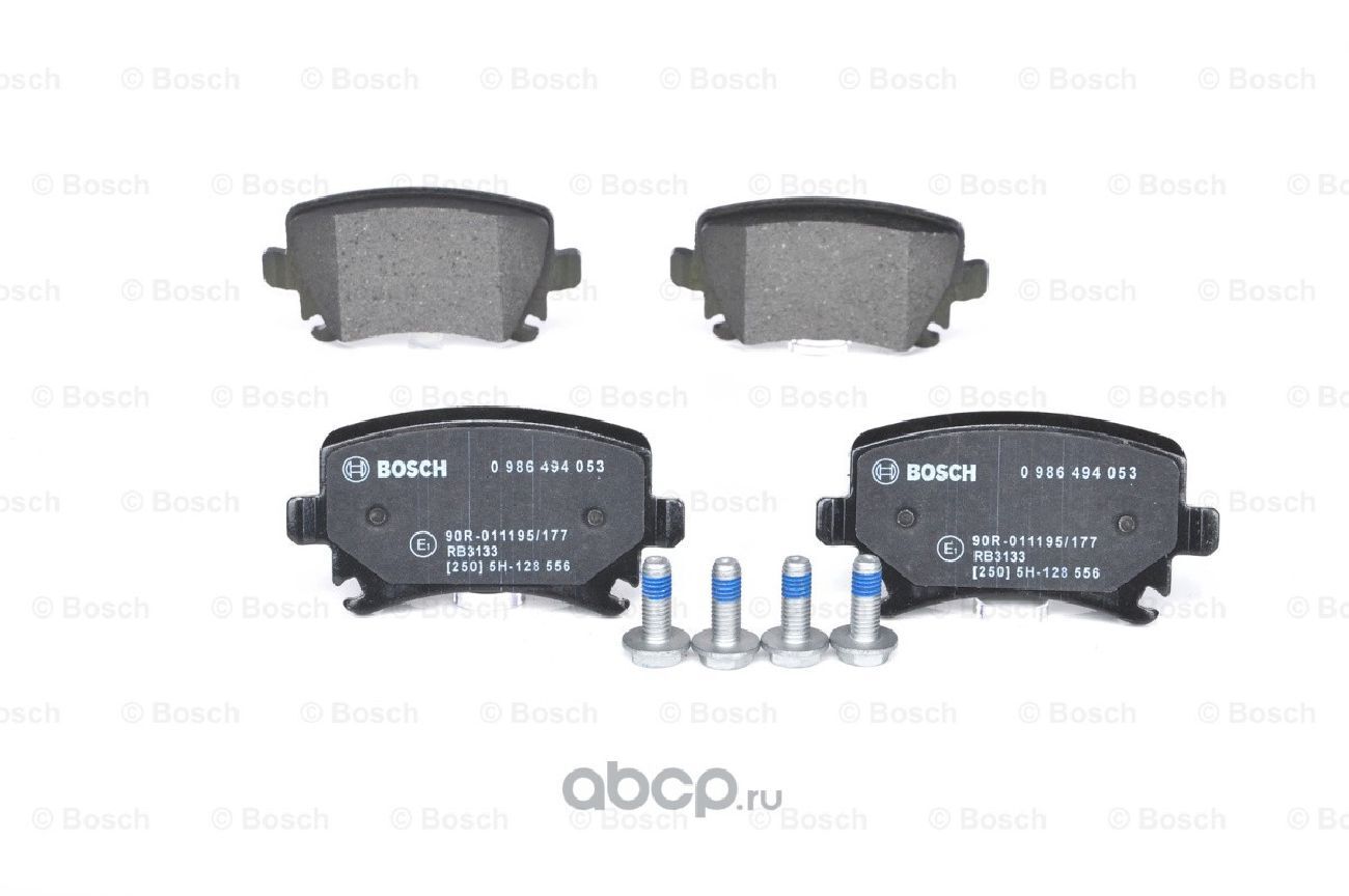 BOSCH Тормозные колодки задние