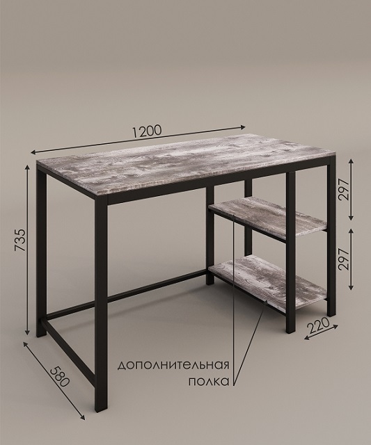 Письменный стол country 112х64х75 см от weldwood