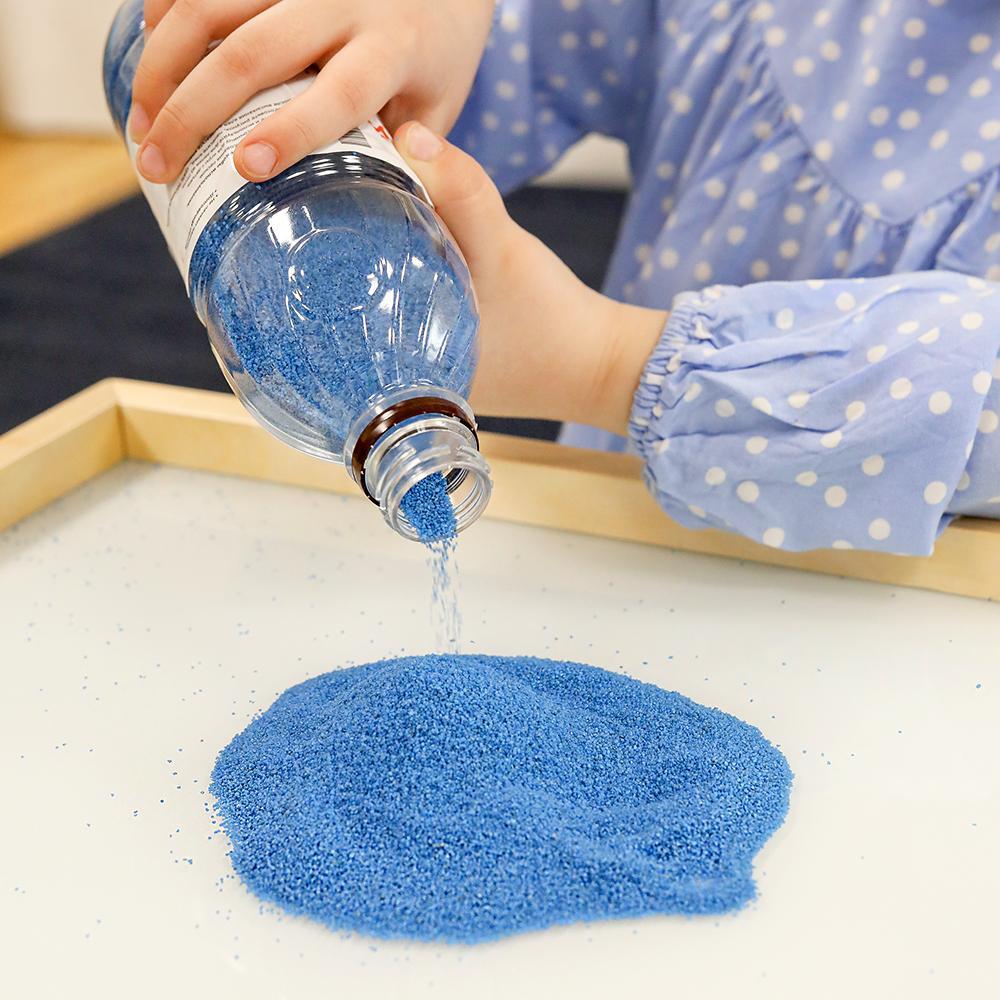 Набор цветного кварцевого песка 4 цвета по 750 г для рисования ...