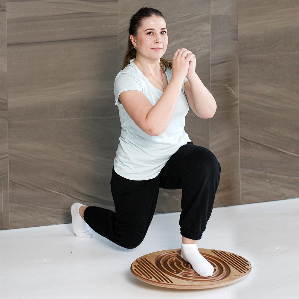 Балансборд-трансформер со сменным лабиринтом (спортивный тренажер ...