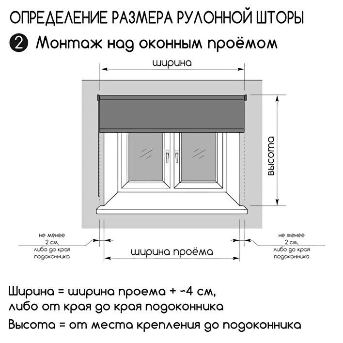 Как выбрать рулонные шторы на пластиковые окна по размеру правильно на кухне