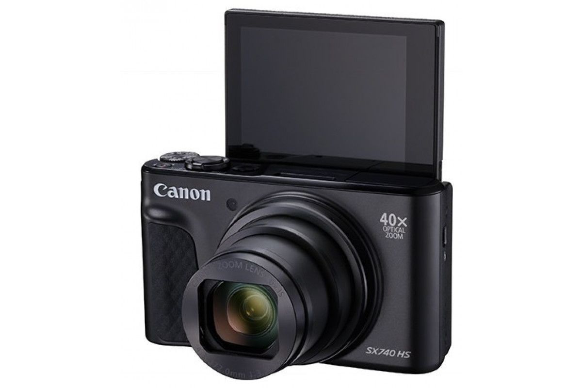 Цифровой фотоаппарат Canon PowerShot SX740 HS черный купить на