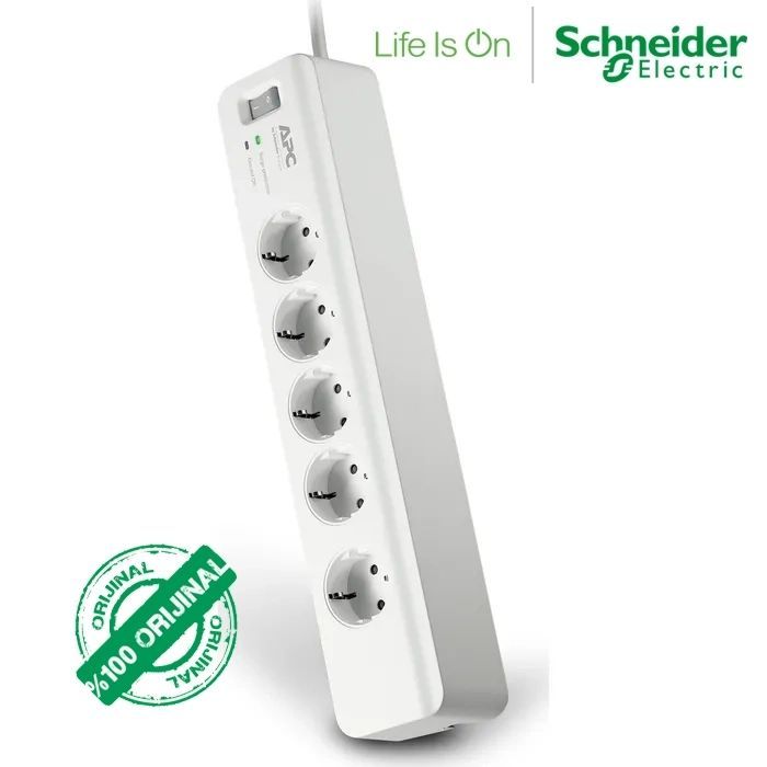 SchneiderElectricРозеткаСЗащитойОтТокаApc5Pm5-Gr-Hrspm5-Gr