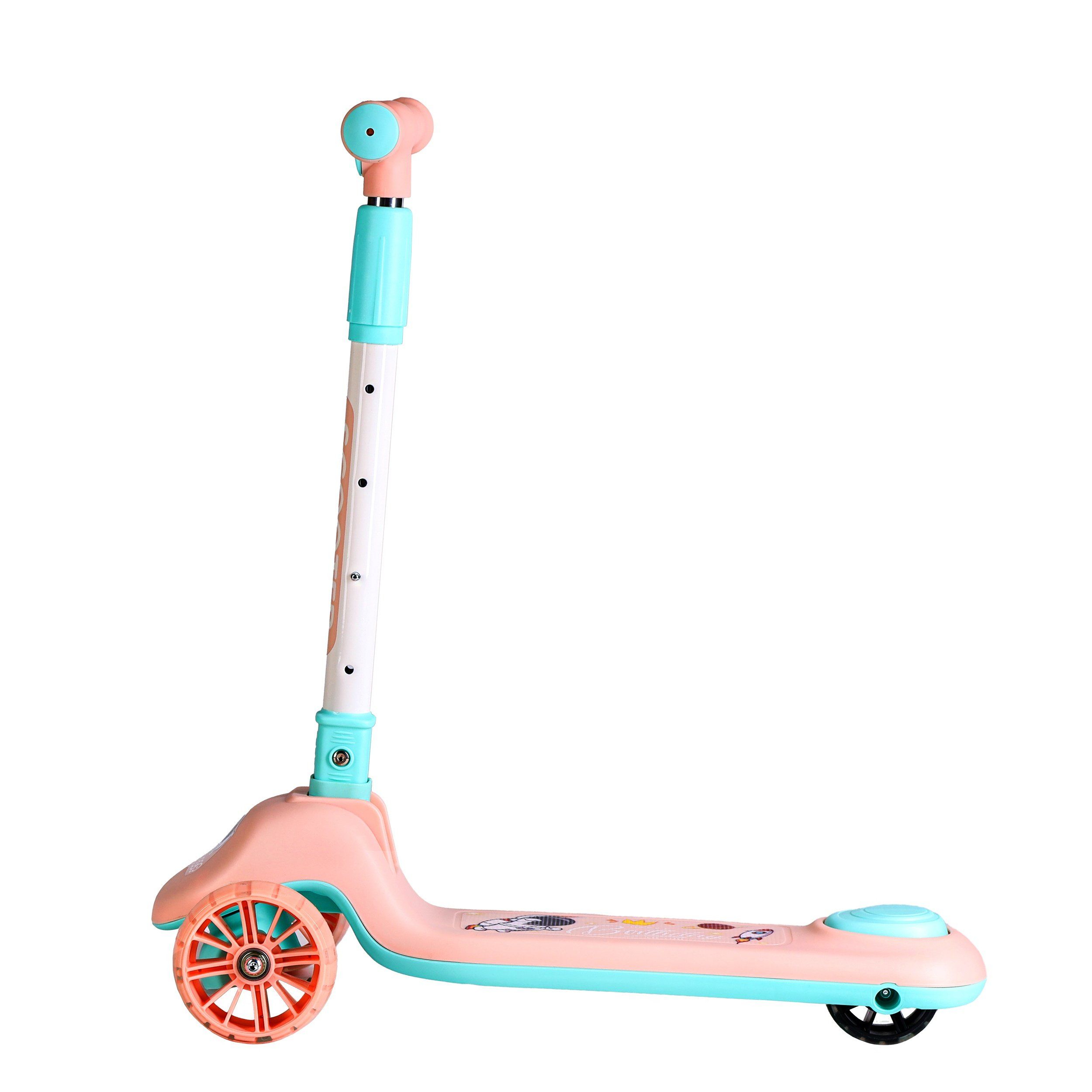Самокат 3-х колесный SCOOTER Space, розовый Самокат 3-х колесный SCOOTER Space, розовый