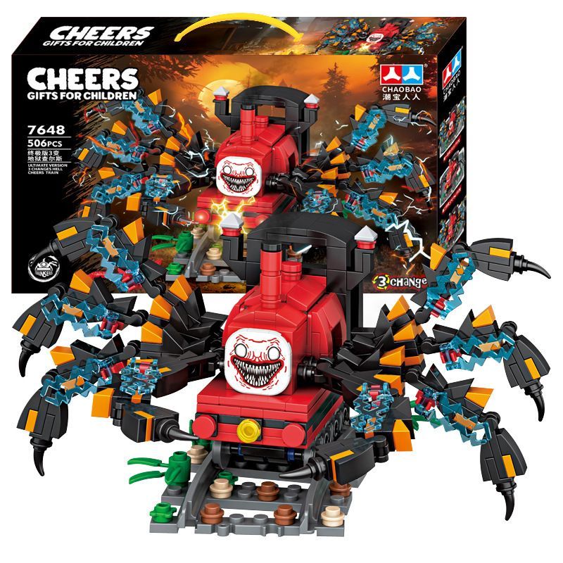 Конструктор Детские игрушки Choo-Choo Charles,Совместим с лего