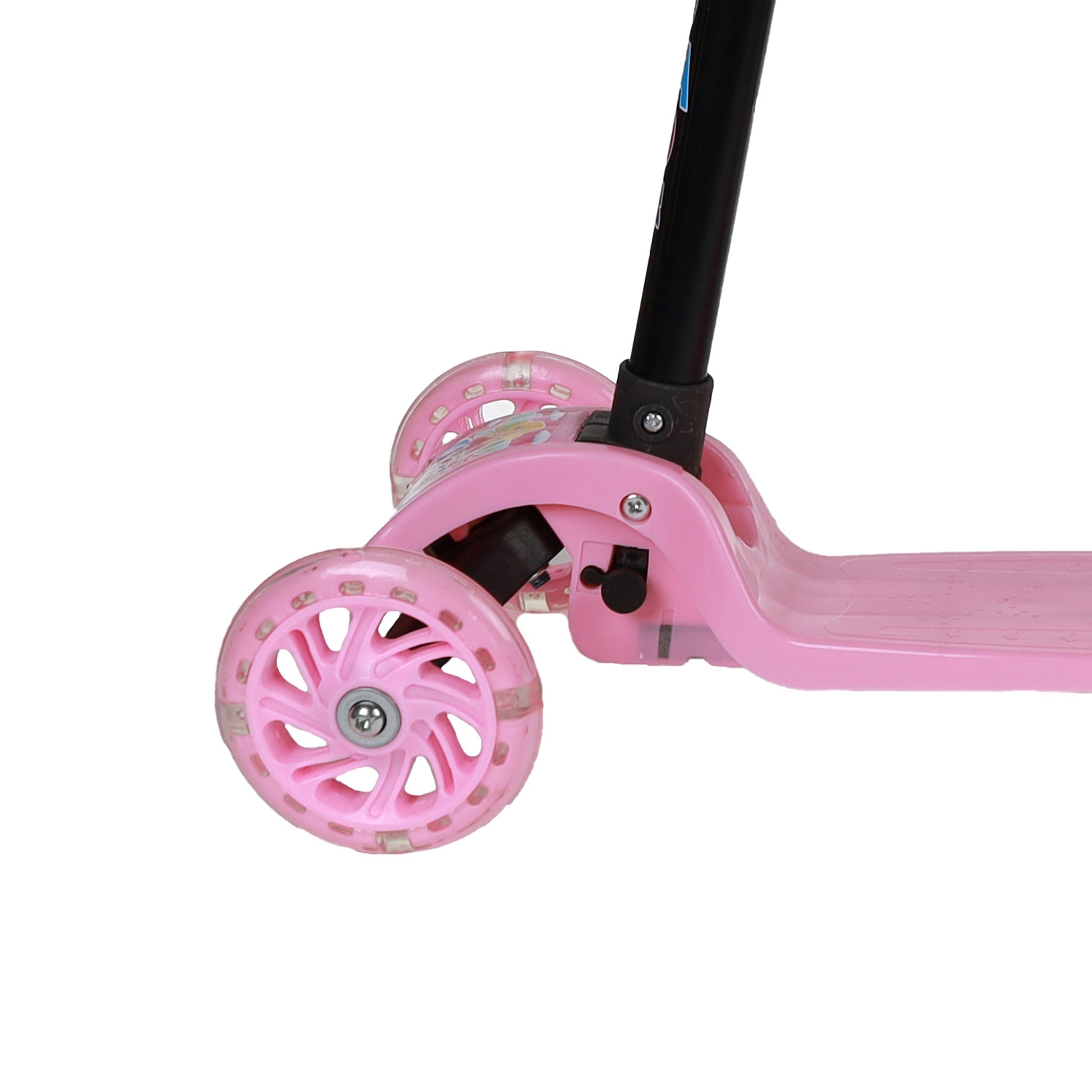 Самокат 3-х колесный детский SCOOTER 603, розовый Самокат 3-х колесный детский SCOOTER 603, розовый