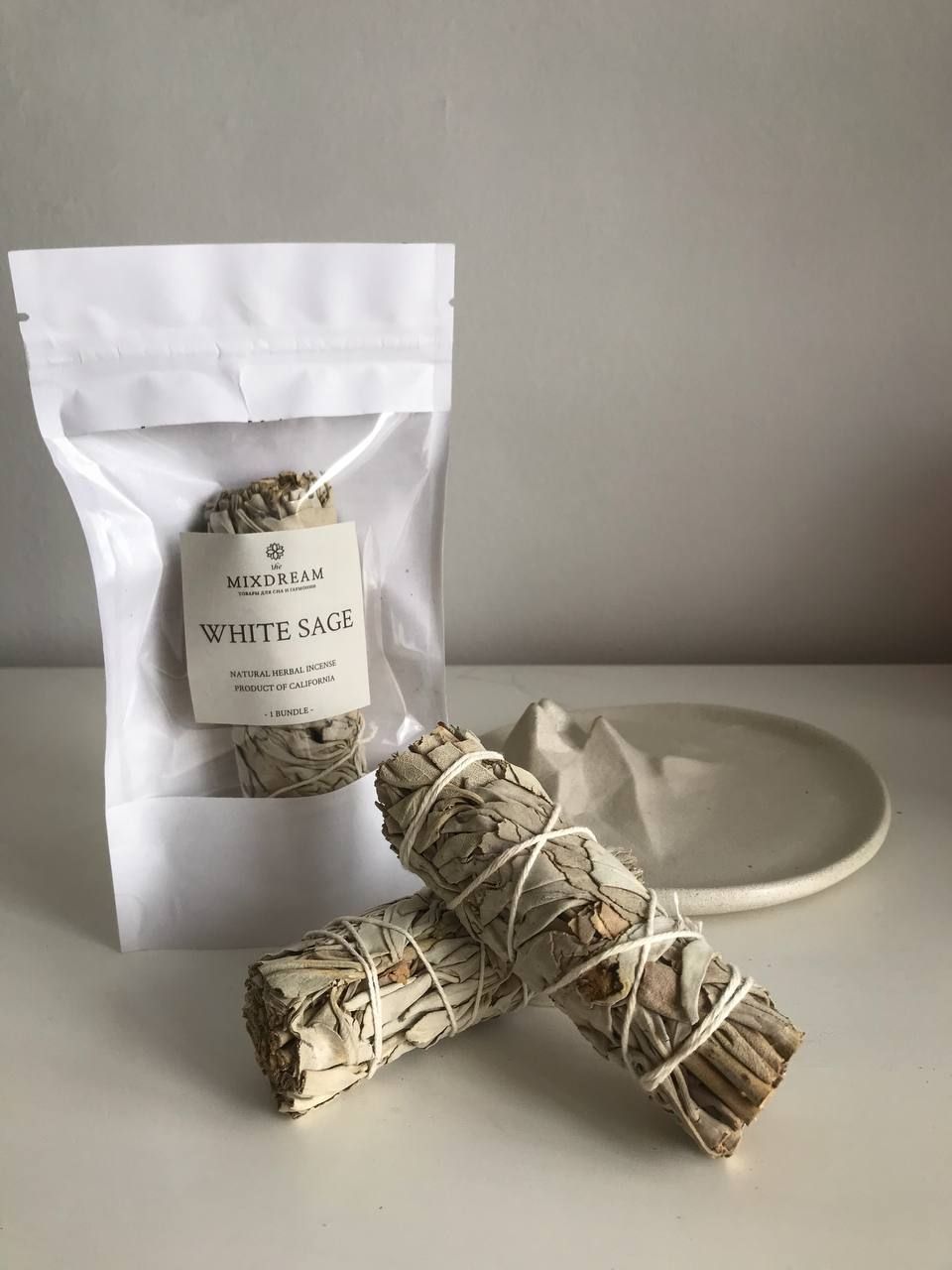 Благовония The MIXDREAM White Sage Белый Калифорнийский шалфей - купить ...
