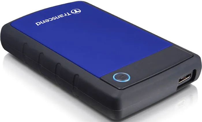Transcend 4 ТБ Внешний жесткий диск (TS4TSJ25H3B), синий - купить с ...