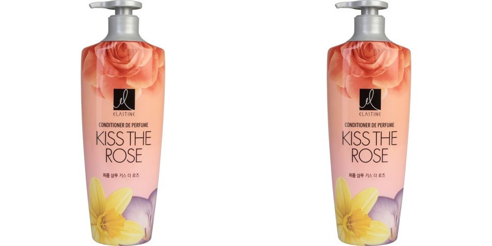 ElastineПарфюмированныйкондиционердлявсехтиповволосPerfumeKisstherose,600мл,2шт