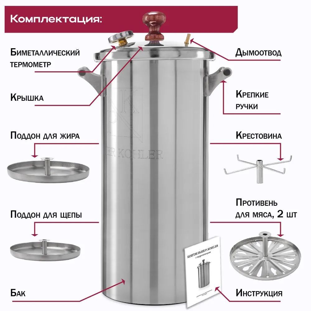 Плюсы и минусы коптильни peter kohler