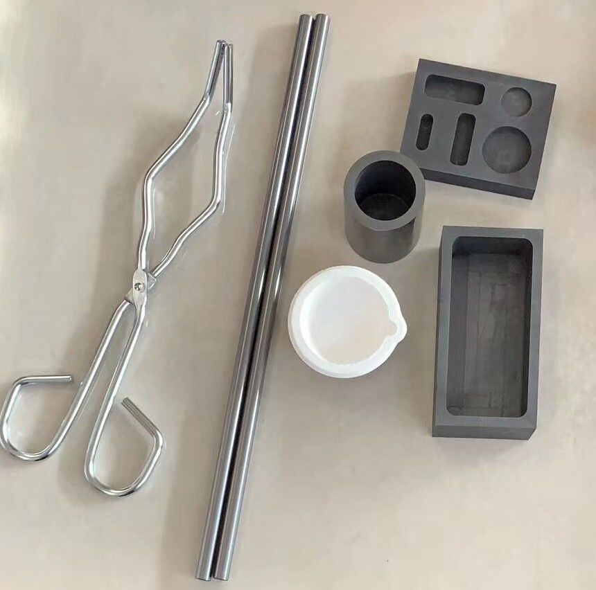 Графитовый тигель, инструмент для плавки золота и серебра, с 2 палочки ...