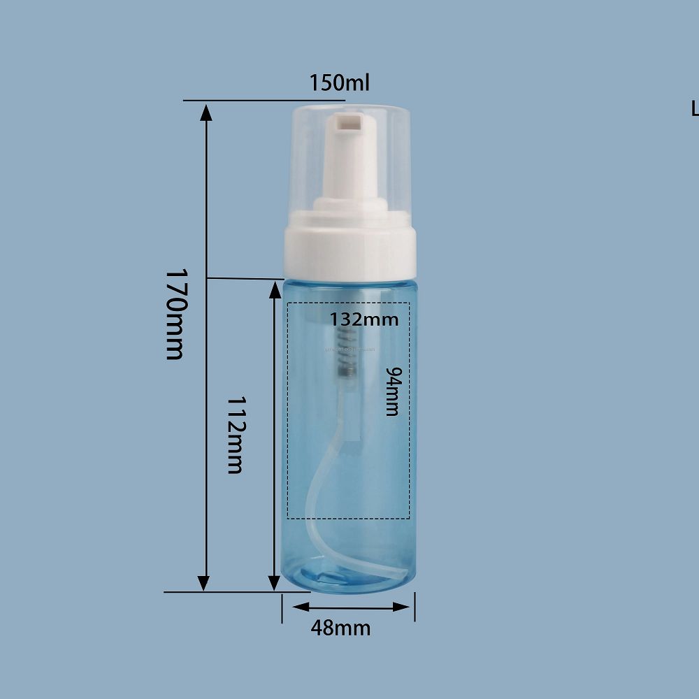 Бутылка с пенообразователем 150 мл., 10 штук, голубой флакон. / Флакон ...